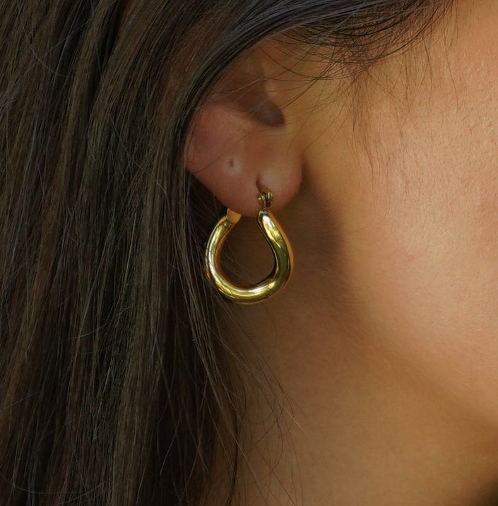 Molded Pendant in gold finish by Zyrah Collective