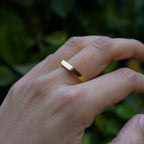 Classic Ring in gold finish by Zyrah Collective