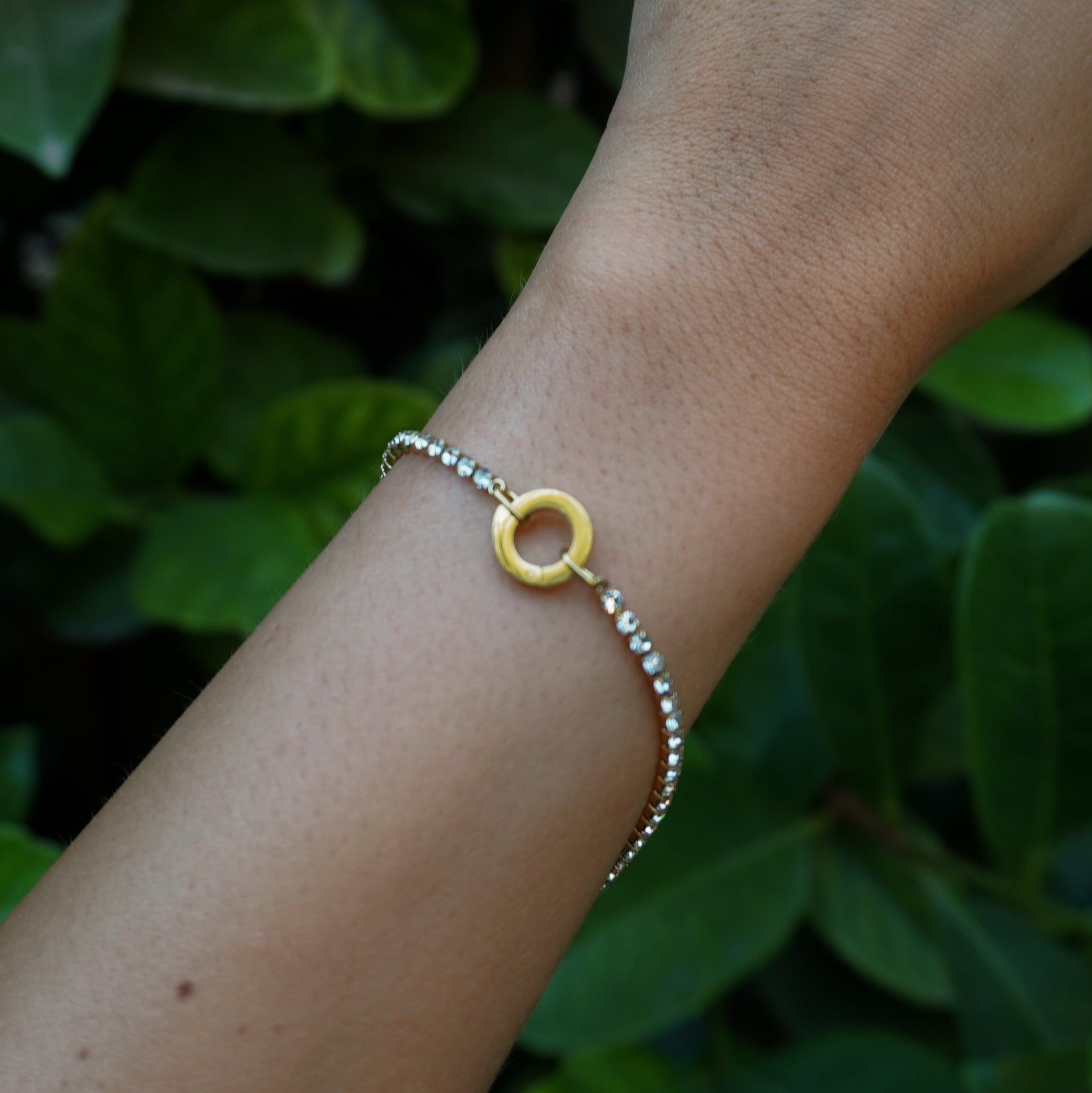 Eon Charm Bracelet in gold and silver by Zyrah Collective