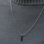 Wire Chain Tag Necklace
