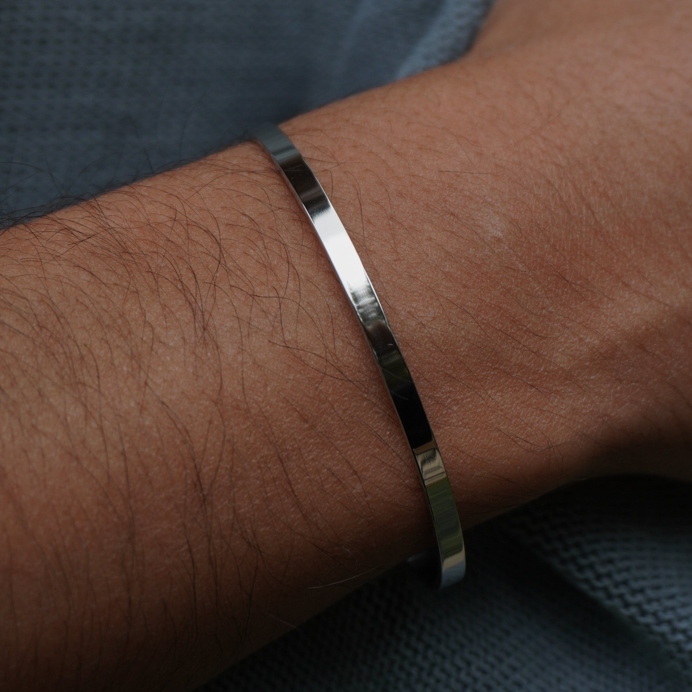 Classic Cuff Bracelet in gold and silver by Zyrah Collective