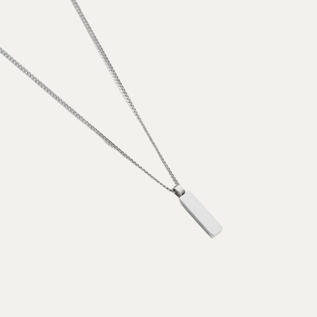 Cuban Chain Tag Necklace