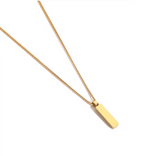 Cuban Chain Tag Necklace