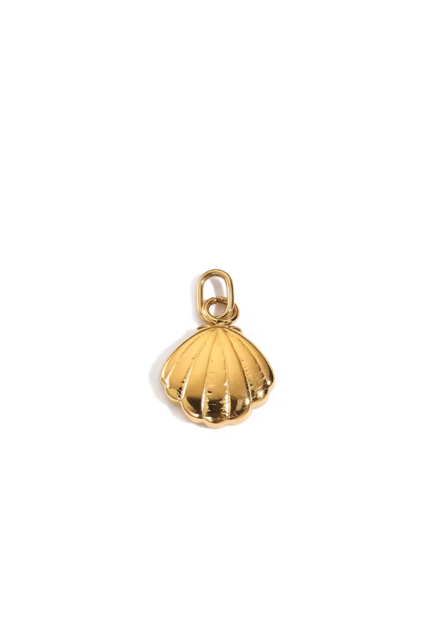Aurea Shell golden shell charm by Zyrah Collective
