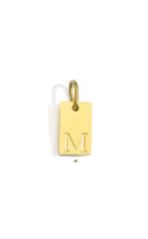 Monogram personalised initials charm in gold by Zyrah Collective