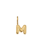 Bubble Letter Charms gold and silver by Zyrah Collective