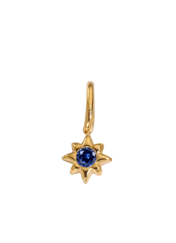 Astra Birthstone Charms gold finish by Zyrah Collective